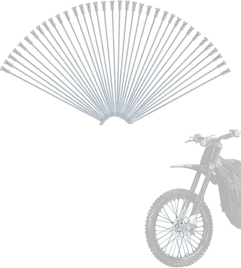 BAOUFF Motorcycle Front Wheel Spokes for Surron Light Bee,36 Pcs 216mm 8.35" Rim Spokes for Dirt Bike Sur Ron Light Bee X and S 2019-Present - Image 1